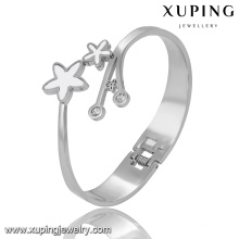 51526 Fashion Star Cubic Zircon Stainless Steel Jewelry Bangle